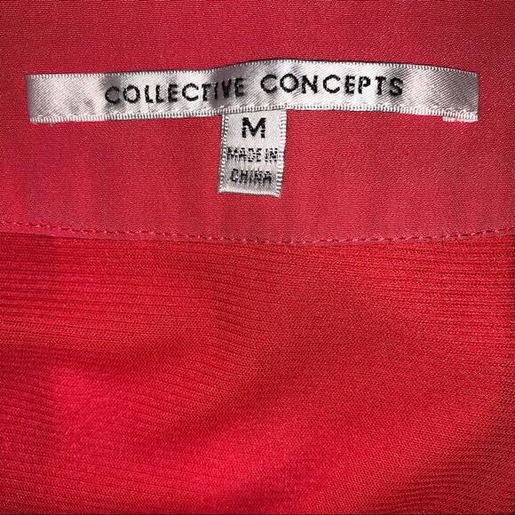 Collective Concepts Pleated A-line Skirt Size Med - Picture 4 of 5